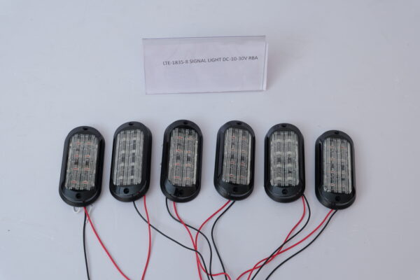Surface mounting light 1835 8 Led Red/Blue Amber - Image 3