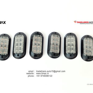 Surface mounting light 1835 8 Led Red/Blue Amber