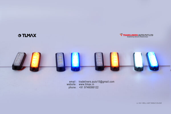 Side light for ambulance LED 135-1 single colour  Red/White/blue/amber set of 6 pcs - Image 3
