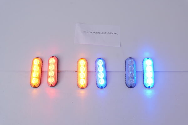 Side light 1725 LED Red/blue/amber Set of 6 pcs - Image 4