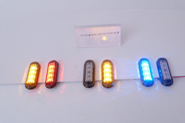 Surface mounting 1835 4 LED Single colour Red/Blue/Amber - Image 2