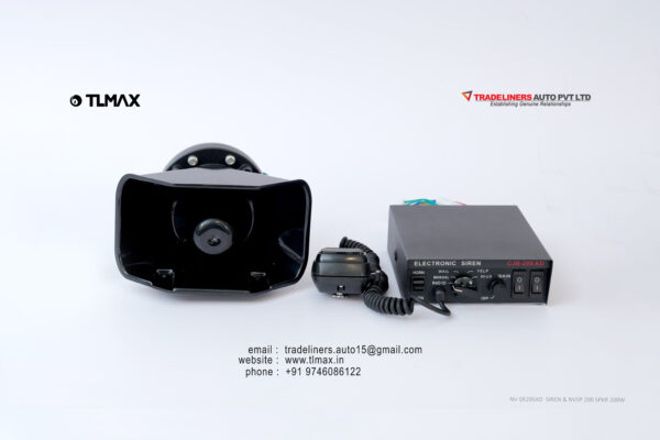 Siren and speaker 200 w with volume control unit - Image 3