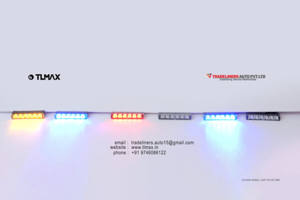 Front grill light/ Side lights for ambulance LED 2645 Red/Blue/Amber set of 6 pcs