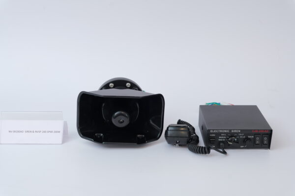 Siren and speaker 200 w with volume control unit