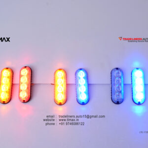 Side light 1725 LED Red/blue/amber Set of 6 pcs